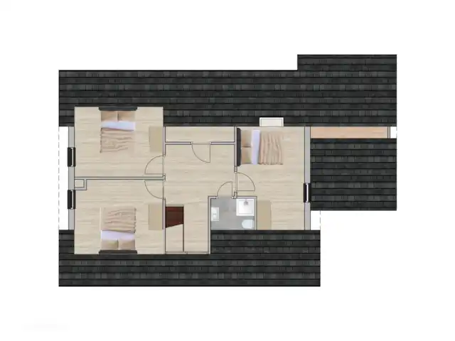 Heggerank 21 | Pays-Bas, Zélande, Nieuwvliet-Bad - maison de vacances Plan d'étage