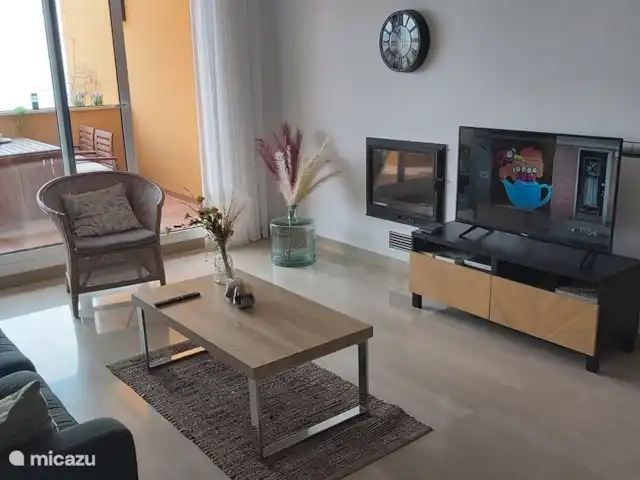 Casa Don Marco | Espagne, Costa Cálida, Aguilas - appartement Salon avec TV et utilisation de Chromecast pour diffuser vos chaînes préférées
