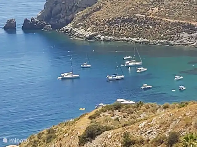 Casa Don Marco | Espagne, Costa Cálida, Aguilas - appartement Yachts dans la baie, pris depuis la terrasse