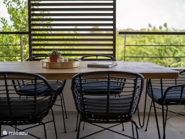Jan Sofat LUX A32 | Curaçao, Banda Ariba (est), Jan Sofat - appartement Manger à l'extérieur