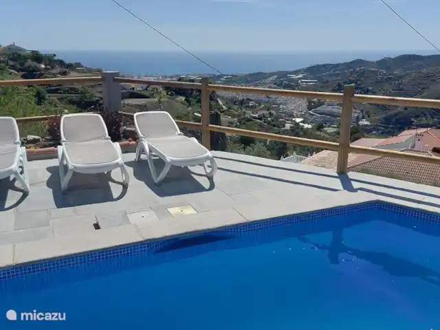 Cortijo el Mundo zee- en bergzicht huren in Spanje, Costa del Sol, Torrox - villa Mooi zeezicht