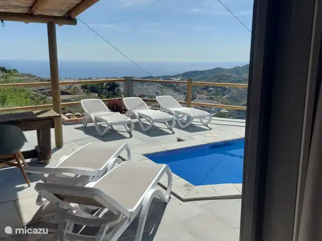 Cortijo el Mundo zee- en bergzicht huren in Spanje, Costa del Sol, Torrox - villa Relaxen maar