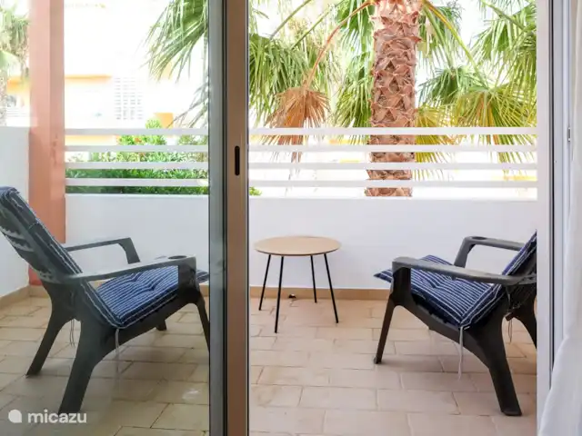 Casa Ananda met privé zwembad huren in Portugal, Algarve, Cabanas - villa Uitzicht voorkant villa vanuit de tweepersoonskamer 1ste etage