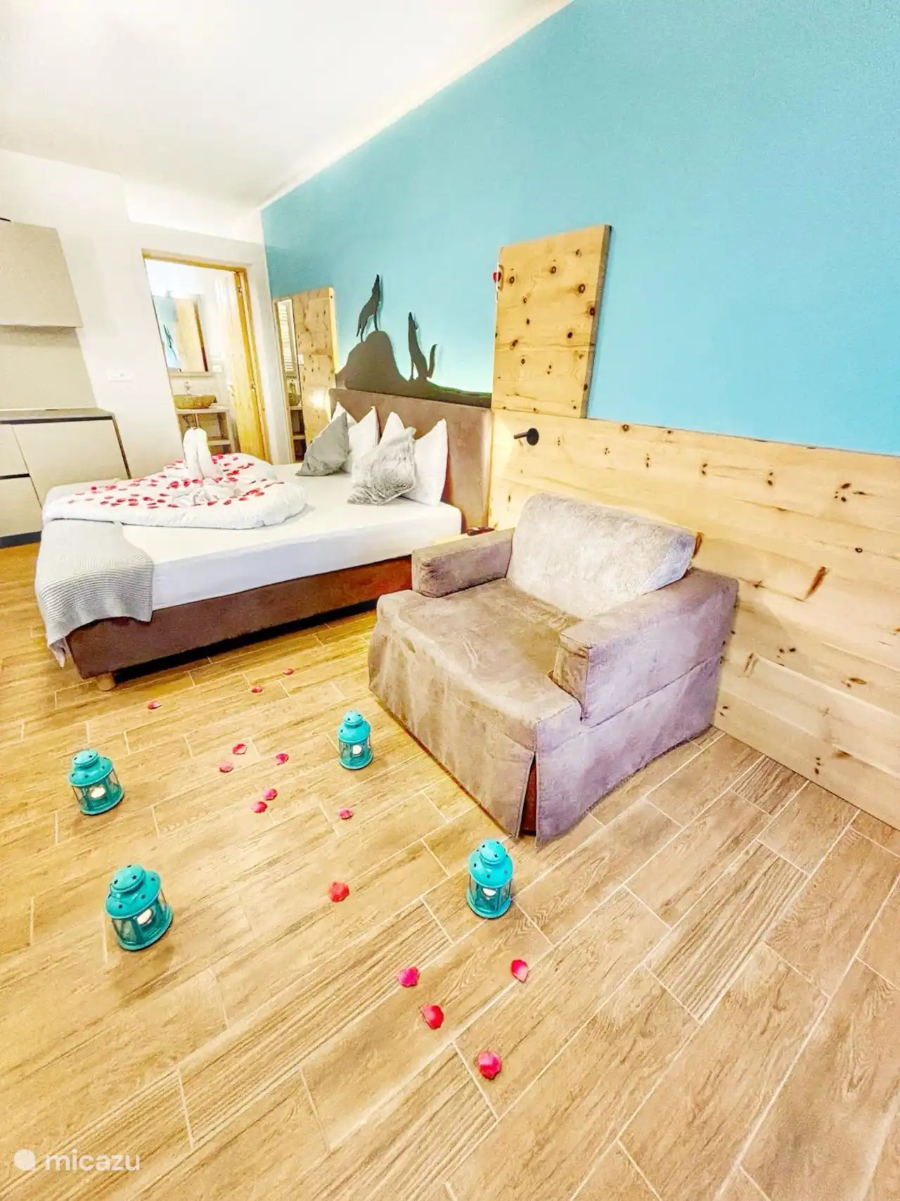 Chalet Torcel -SUPERIOR Zimmer Ghez in Italien, Dolomiten, San Lorenzo in Banale - Gîte / Hütte