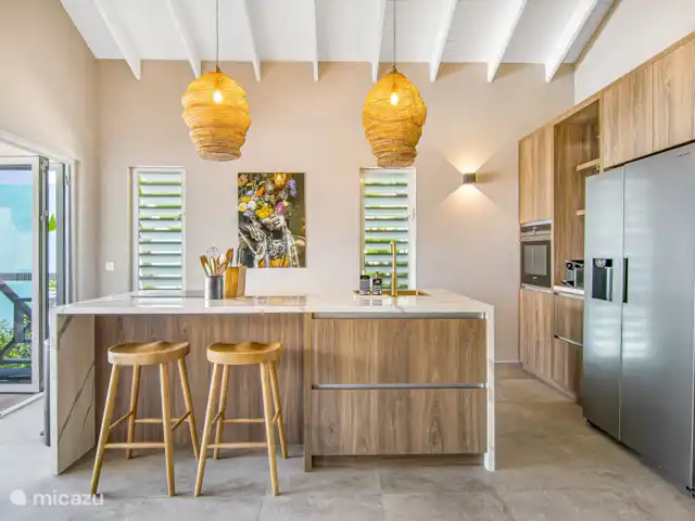 Villa Rovah *PREMIUM* *COMPLEXE FERMÉ* | Curaçao, Banda Abou (ouest), Fontein - villa Cuisine luxueuse et entièrement finie