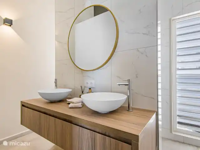 Villa Rovah *PREMIUM* *COMPLEXE FERMÉ* | Curaçao, Banda Abou (ouest), Fontein - villa Salle de bain chambre principale