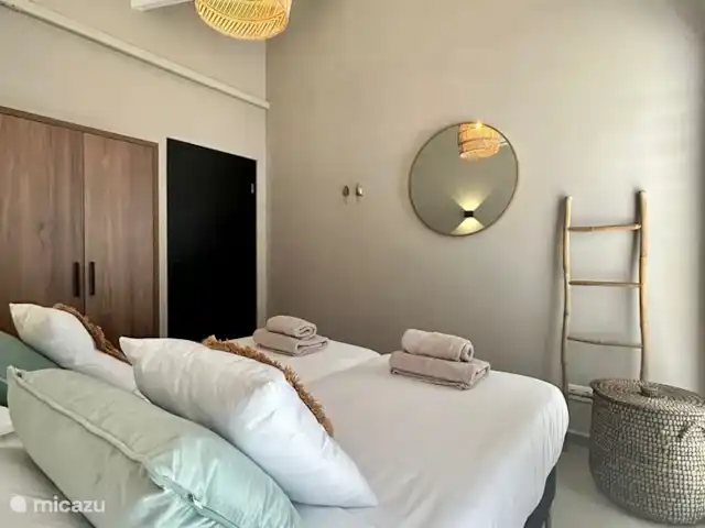 Villa Rovah *PREMIUM* *COMPLEXE FERMÉ* | Curaçao, Banda Abou (ouest), Fontein - villa Vue depuis les magnifiques lits de la chambre 2 !