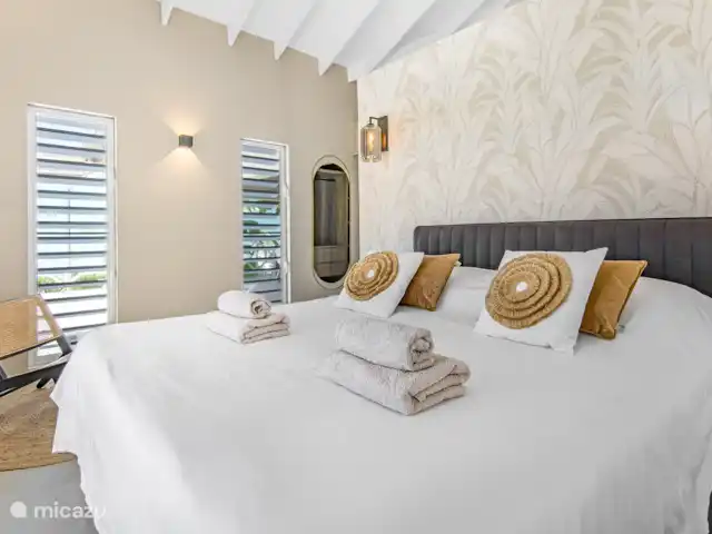 Villa Rovah *PREMIUM* *COMPLEXE FERMÉ* | Curaçao, Banda Abou (ouest), Fontein - villa Lits spacieux haut de gamme de Hollande