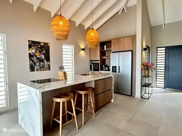 Villa Rovah *PREMIUM* *COMPLEXE FERMÉ* | Curaçao, Banda Abou (ouest), Fontein - villa Très belle cuisine complète de luxe avec toutes les commodités!