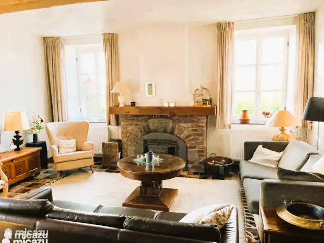Maison de vacances dans les collines | Pays-Bas, Limbourg, Nuth - ferme Atmosphérique pièce avant avec poêle à bois