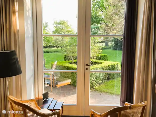 Maison de vacances dans les collines | Pays-Bas, Limbourg, Nuth - ferme Coin lecture et rêverie avec belle vue sur le jardin
