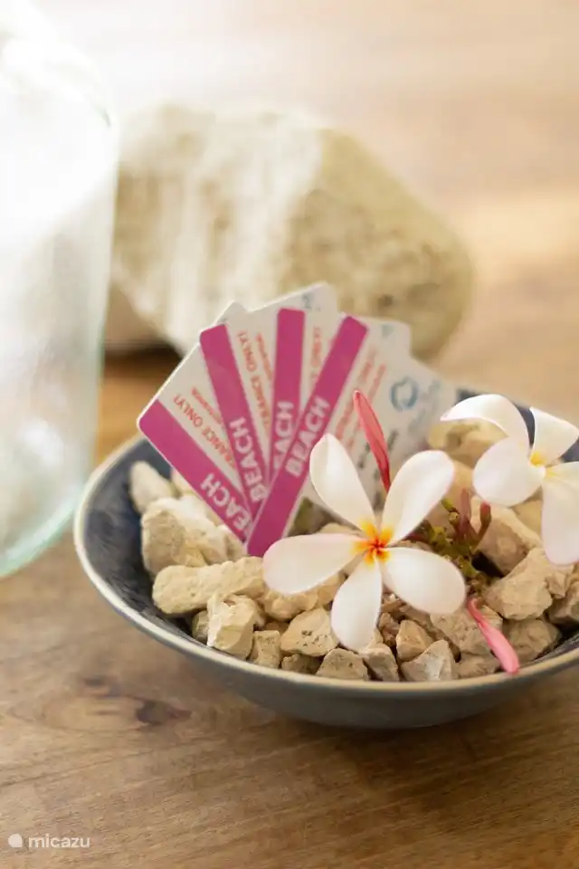 Strandzugang ist für 4 Personen enthalten