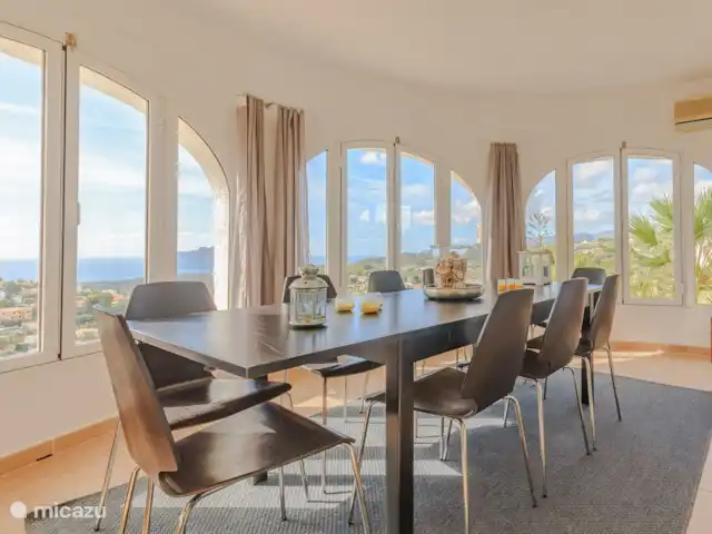 Villa La Risa | Espagne, Costa Blanca, Benissa - villa Salle à manger avec vue sur la mer