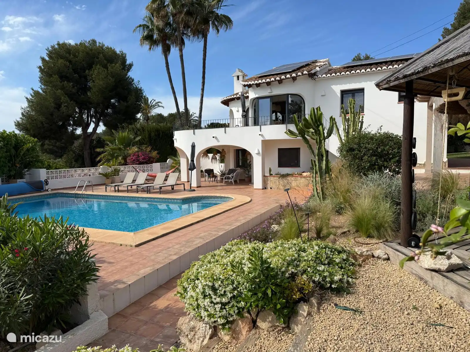 The beautiful villa with swimming pool