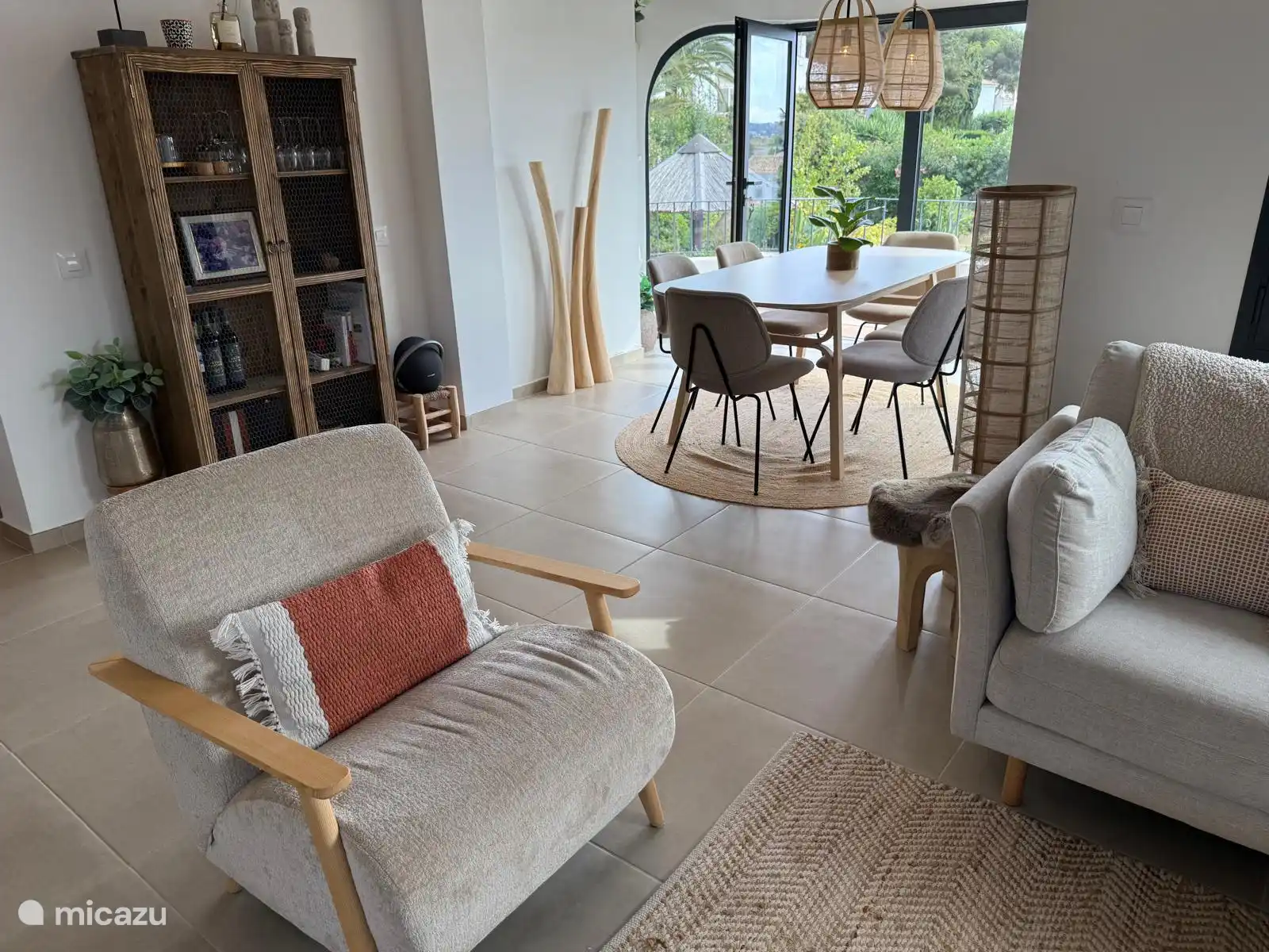 part of the living-dining room