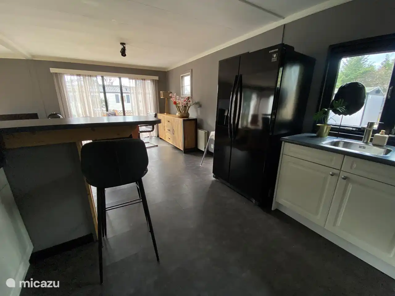 Vue depuis la cuisine