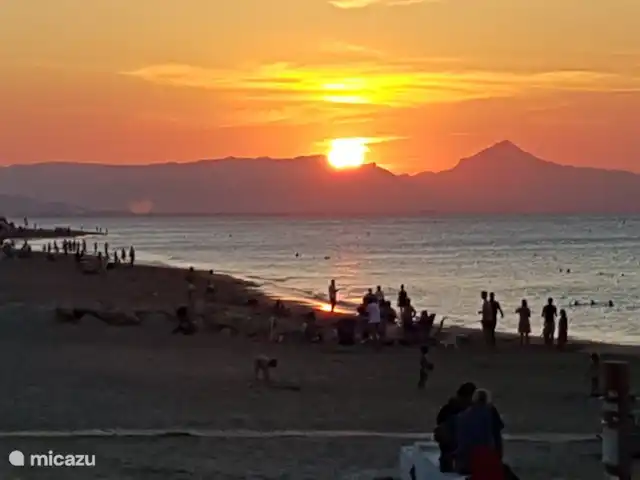 CasaBoks Les Bovetes huren in Spanje, Costa Blanca, Dénia - bungalow Strand les Bovetes zonsondergang