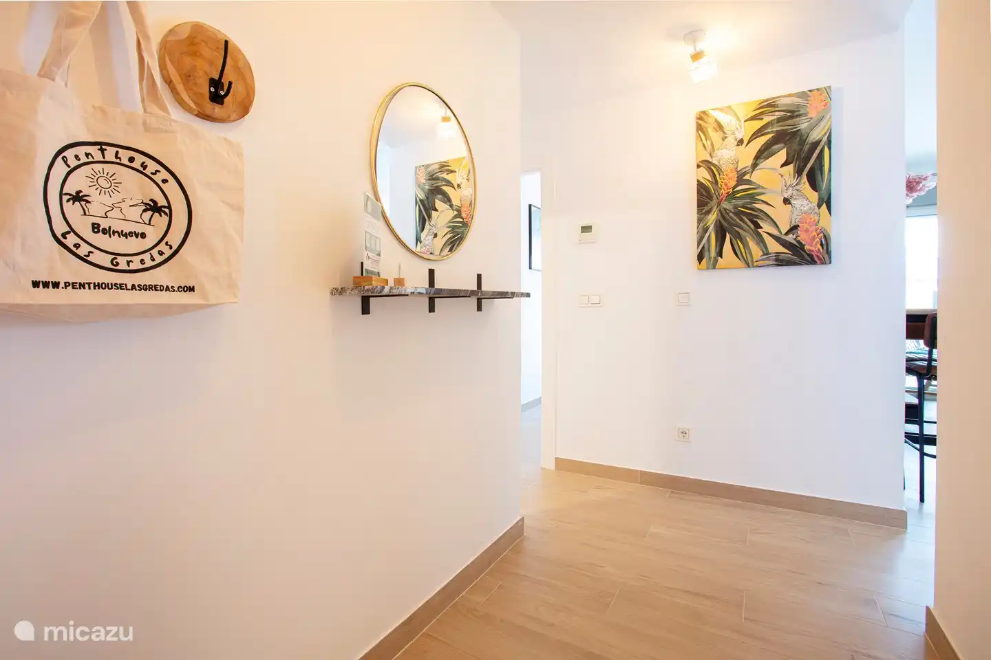 Le couloir de l'appartement