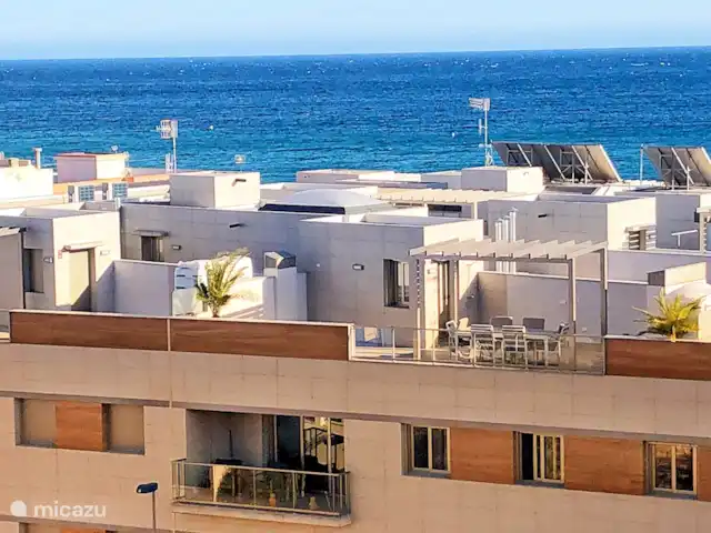 Penthouse en bord de mer avec jacuzzi | Espagne, Costa Cálida, Bolnuevo - penthouse Le Penthouse avec toit terrasse à 50M de la plage