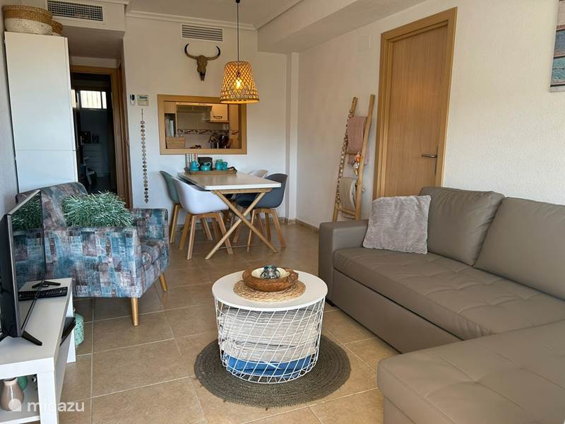 Casa vacacional España, Costa Blanca, El Campello Apartamento Club Chameleon (estilo Ibiza) en el mar