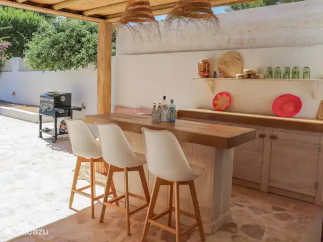 Villa José | Espagne, Costa Blanca, Moraira - villa Fantastique cuisine extérieure avec barbecue.