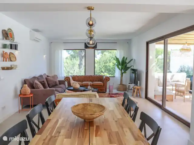 Villa José | Espagne, Costa Blanca, Moraira - villa Salon confortable avec accès direct à la terrasse.