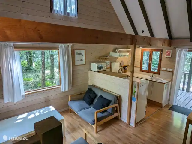 Location de Vacances France, Dordogne, Biron, chalet - Castelwood salon