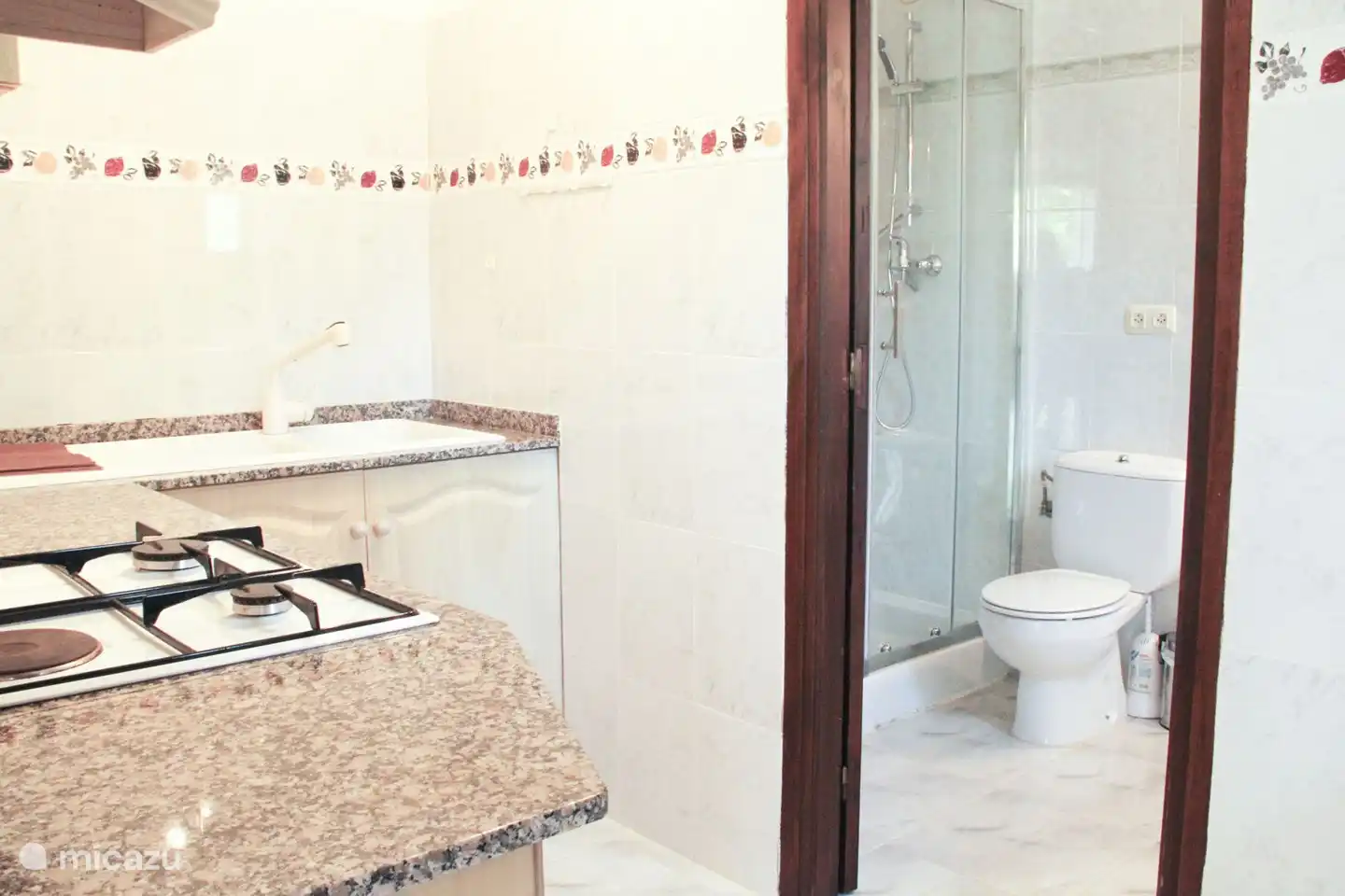 Cuisine dans le studio.