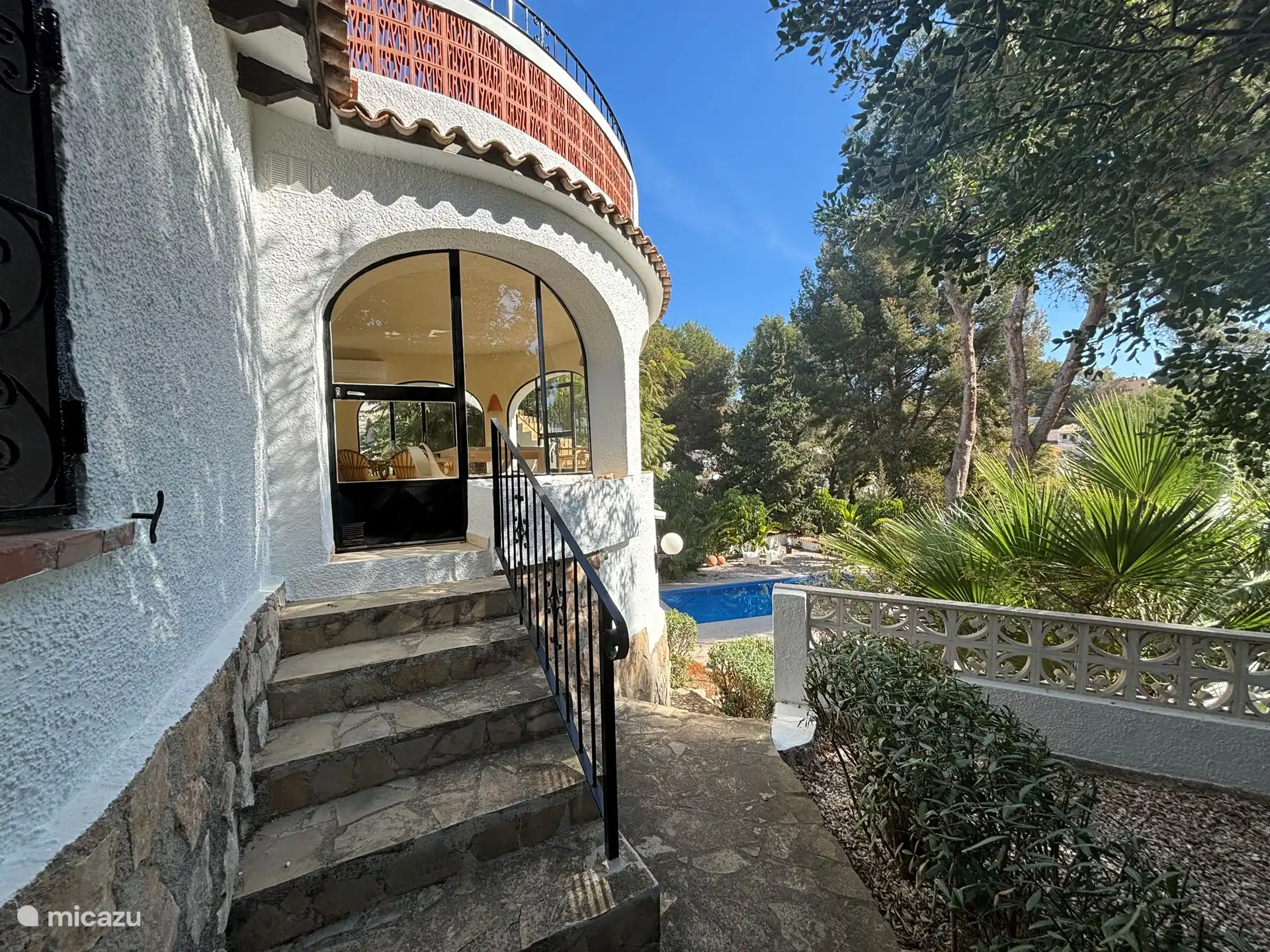 L’entrée de l’étage supérieur