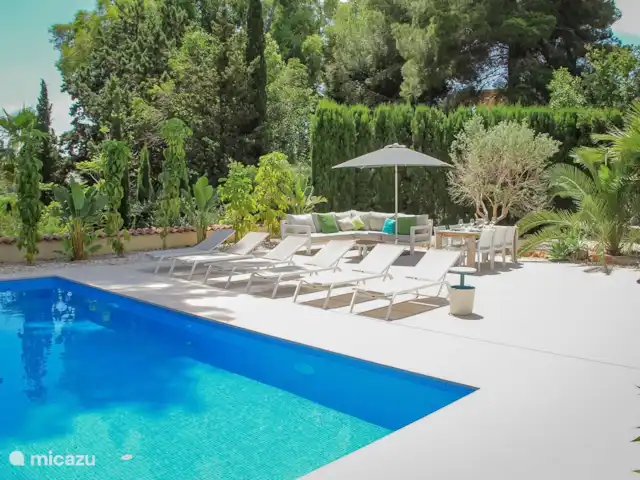 Villa Rosabel | Espagne, Costa Blanca, Benissa - villa Grande piscine privée avec de nombreux transats.