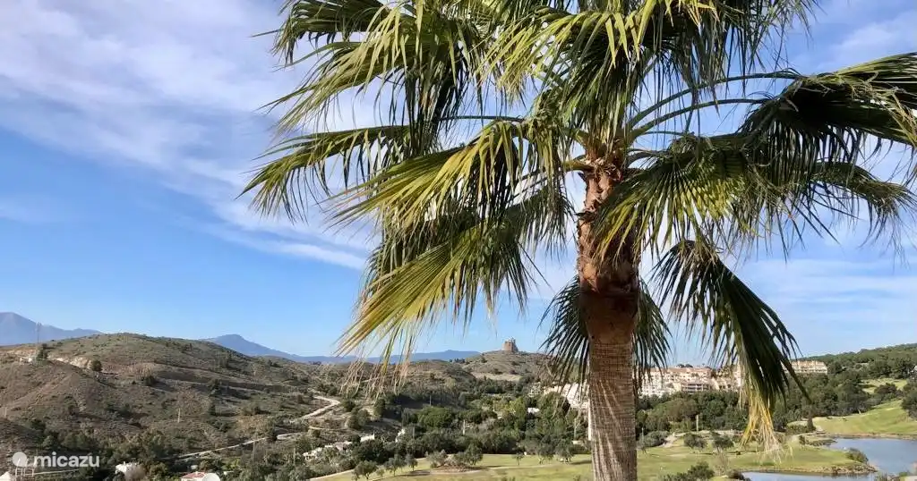 Uitzicht vanop het eerste terras
