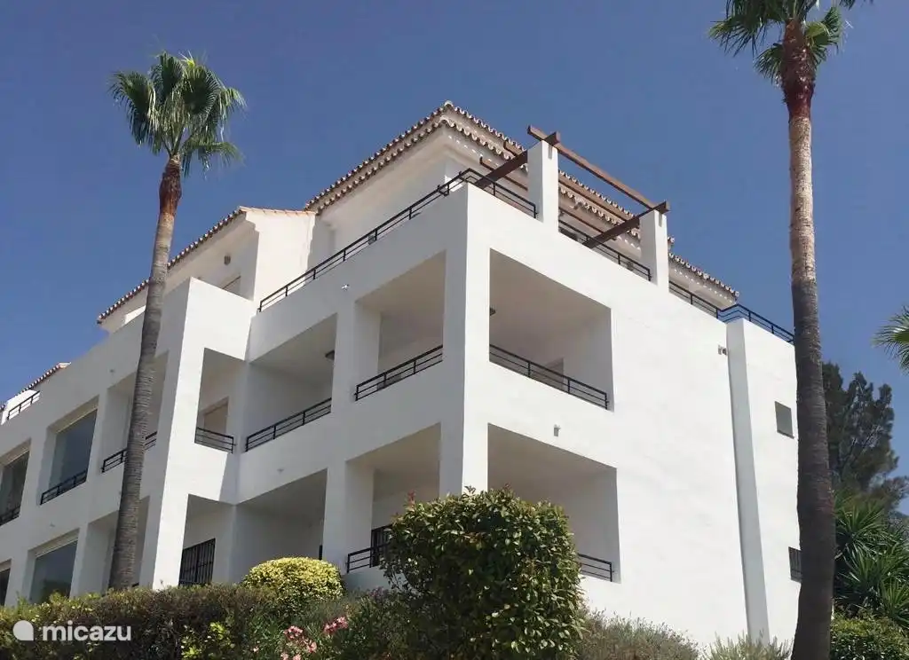 Zijaanzicht van het appartement