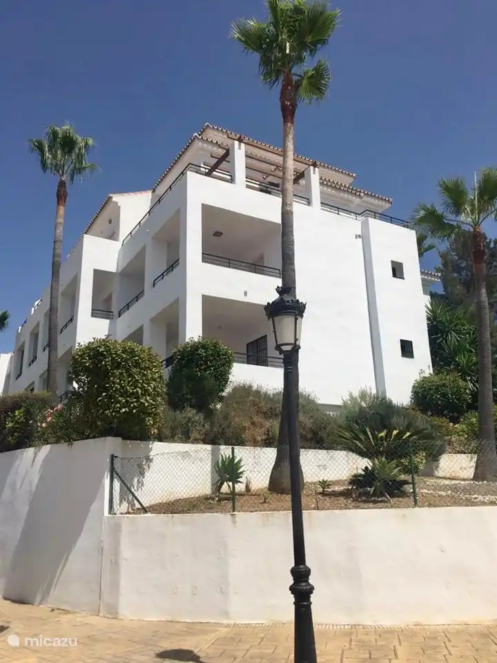 Zijaanzicht van het appartement