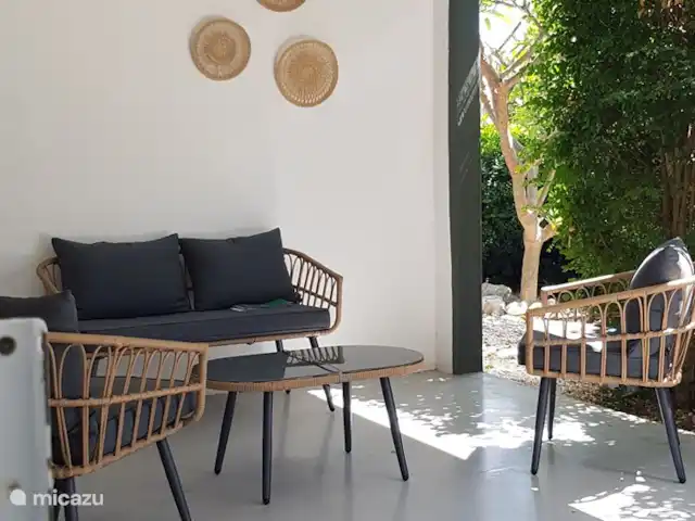 Casa Katoentuin huren in Curaçao, Banda Ariba (oost), Montan'i Rei - villa Ook een heerlijke plek: de veranda aan de voorkant
