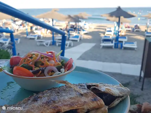 Maison de plage Casa Luna | Espagne, Andalousie, Calahonda - maison de vacances Délicieux déjeuner ou dîner sur la plage, il y a de quoi trouver !