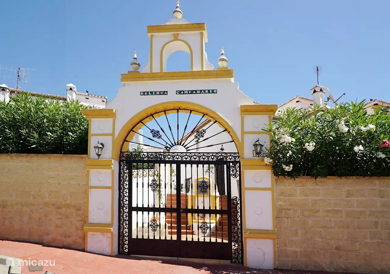 L’entrée de notre parc confortable