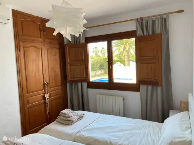 Villa Cave | Espagne, Costa Blanca, Jávea - villa Chambre 2 avec 2x un lit simple avec sommier tapissier 90 x 200 cm
