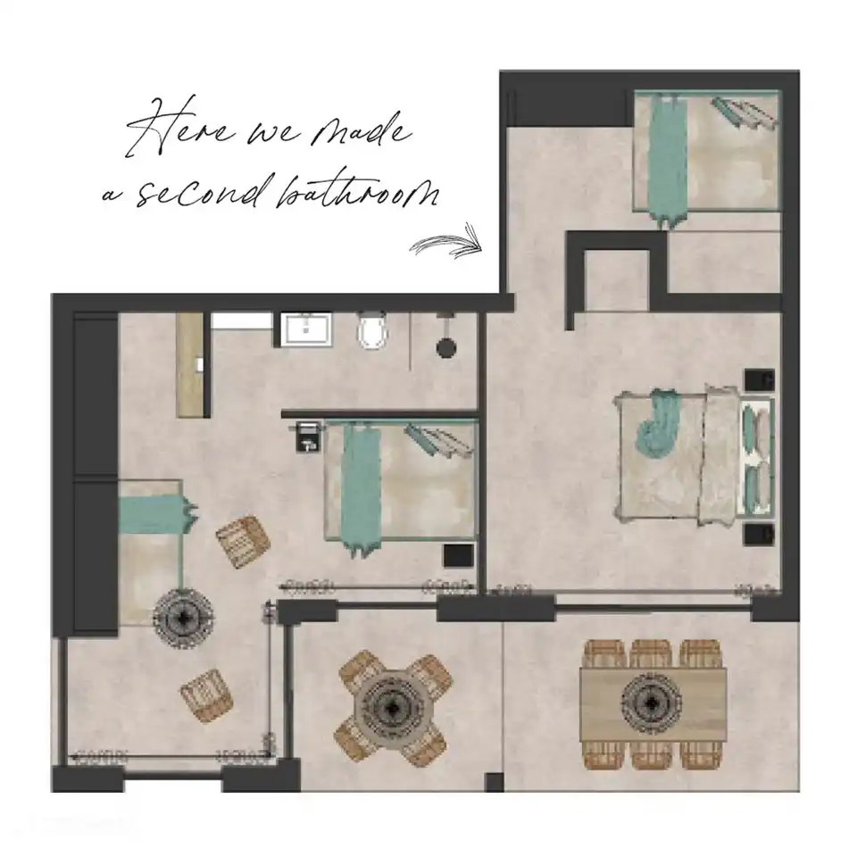 Plan d'étage de la maison