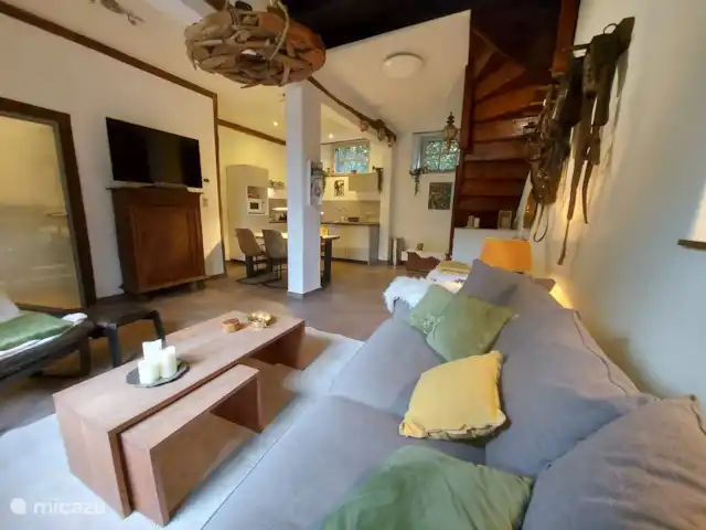 L'écurie | Pays-Bas, Limbourg, Kerkrade - maison mitoyenne Vue d'ensemble séjour/cuisine