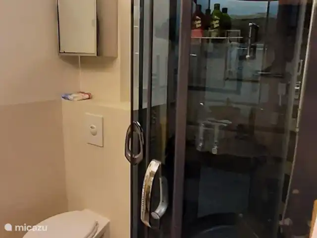 L'écurie | Pays-Bas, Limbourg, Kerkrade - maison mitoyenne Les toilettes et la cabine de douche
