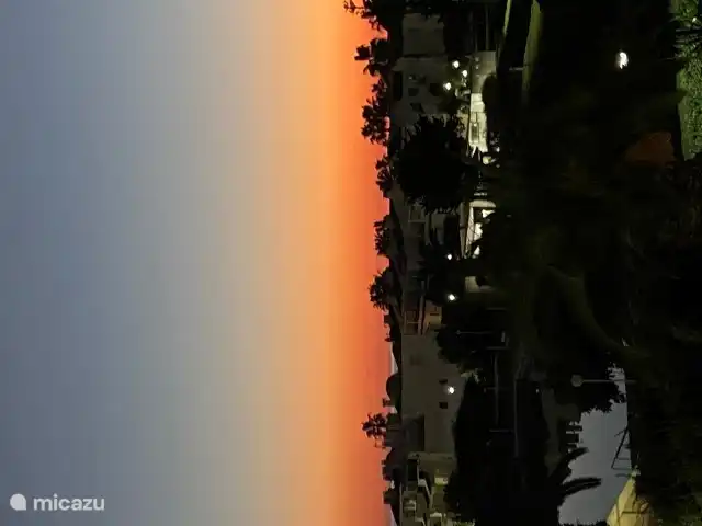 Enjoying the sunset with its beautiful colors