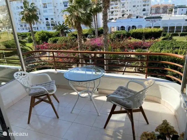 Location de Vacances Espagne, Costa del Sol, Torrox-Costa, appartement - Appli Playa Laguna, Laguna Beach Le balcon