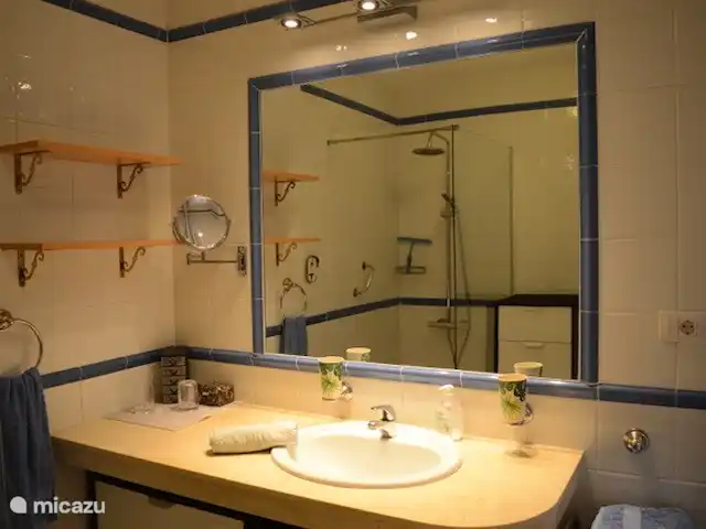 appartement huren in Spanje, Tenerife, Costa del Silencio – Balcon del Mar Onze vernieuwde badkamer met inloopdouche