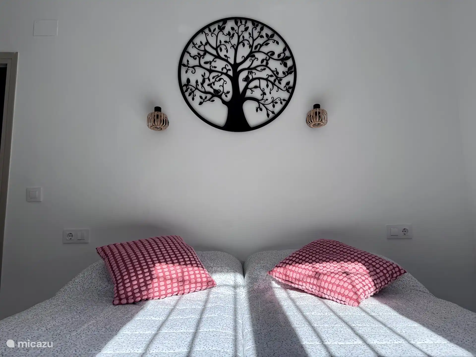 Slaapkamer (tweepersoonsbed of twee éénpersoonsbedden)