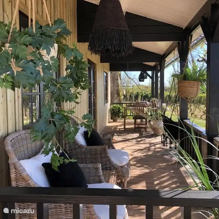 Vista sobre la terraza