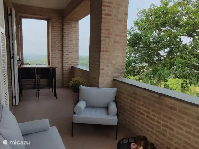 La Bordona - Maison pour Sempre | Italie, Piémont, Vignale Monferrato - appartement Le joli balcon où le soleil brille le soir