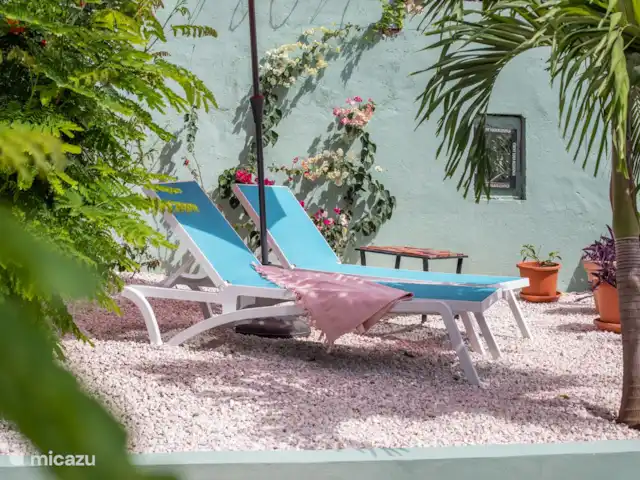 Villa citadine historique avec piscine | Curaçao, Curaçao-Centre, Willemstad - maison de ville Transats confortables