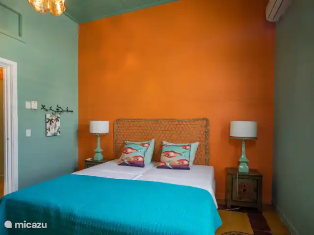 Villa citadine historique avec piscine | Curaçao, Curaçao-Centre, Willemstad - maison de ville Chambre 2 avec a/c