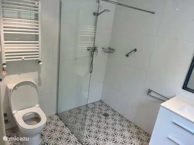 Casa La Palmera huren in Spanje, Costa Blanca, Jávea - villa Badkamer 3 en suite bij slaapkamer 4 in souterrain. Met douche, wastafel en toilet