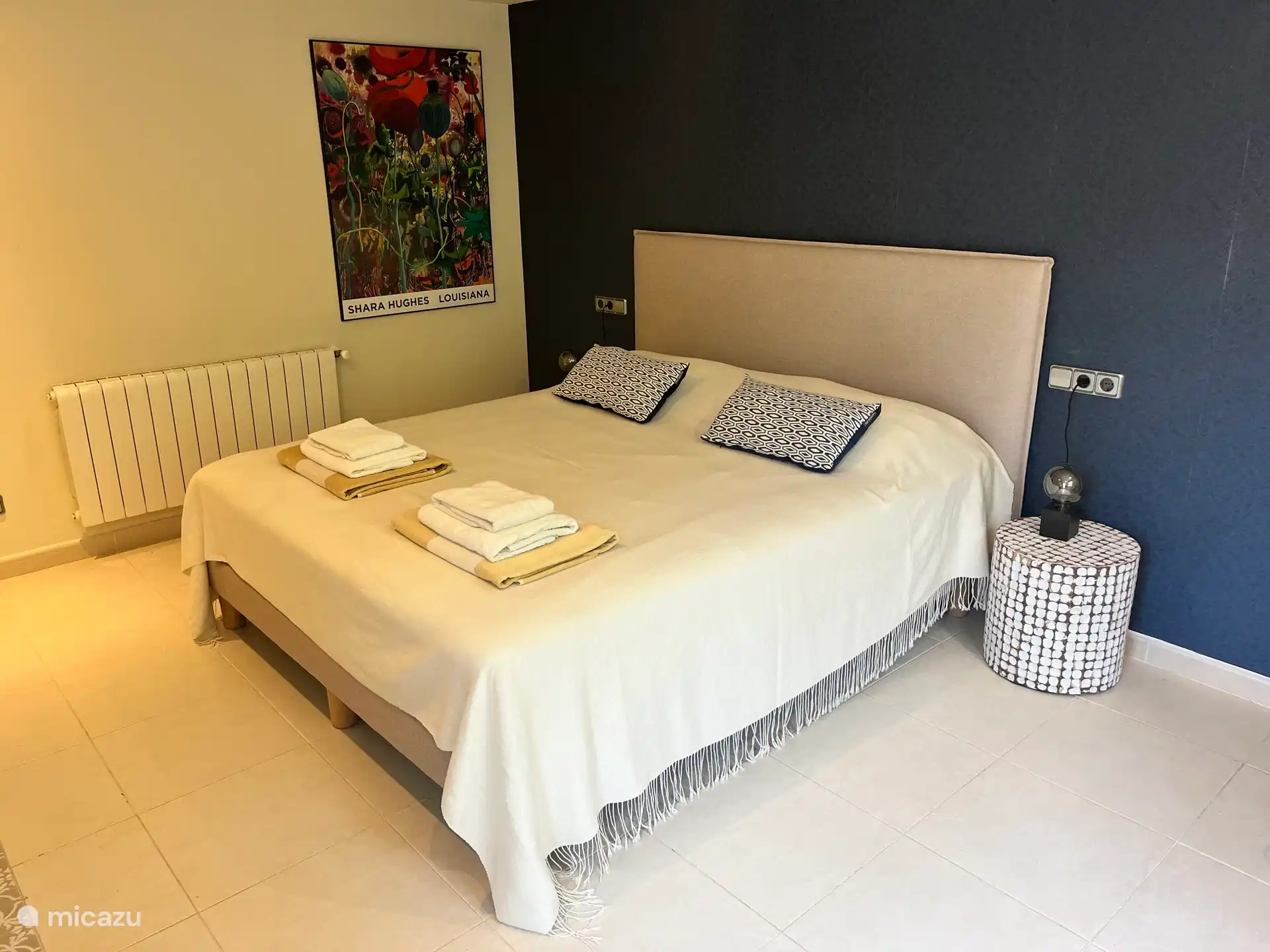 Schlafzimmer 4 im Souterrain - mit bequemem Doppelbett